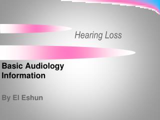 Hearing Loss