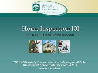 Home Inspection 101