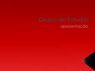 Grupo de Estudos