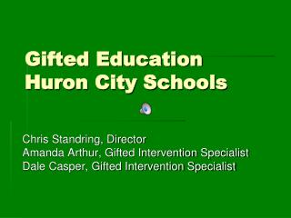 Gifted Education Huron City Schools