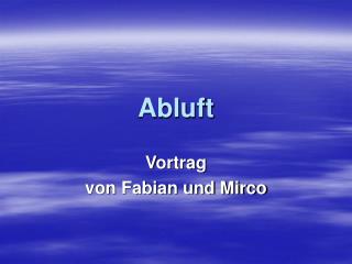 Abluft