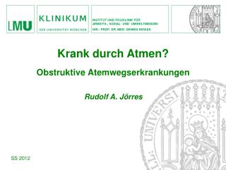INSTITUT UND POLIKLINIK FÜR ARBEITS-, SOZIAL- UND UMWELTMEDIZIN