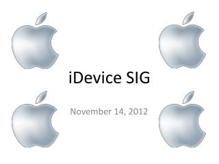 iDevice SIG