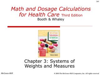 Math and Dosage Calculations for Health Care Third Edition Booth &amp; Whaley