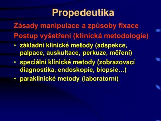 Propedeutika