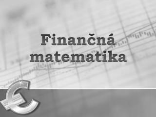 Finančná matematika