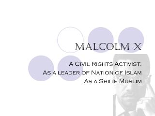 Malcolm X