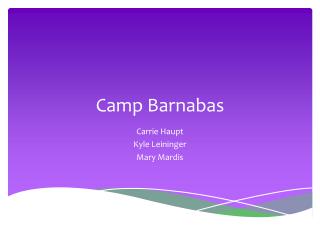 Camp Barnabas