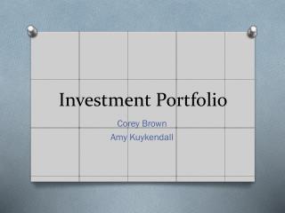 Investment Portfolio