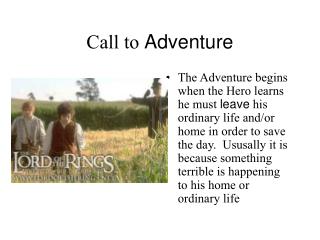 Call to Adventure