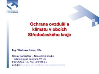 Ochrana ovzduší a klimatu v obcích Středočeského kraje