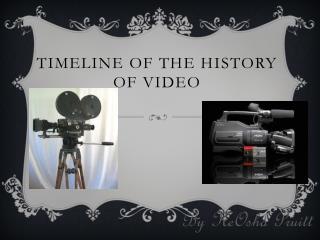 Timeline of the history of video