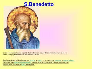 S.Benedetto.