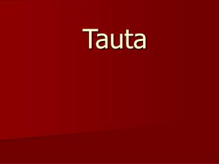 Tauta