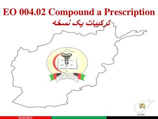 EO 004.02 Compound a Prescription ترکیبات یک نسخه