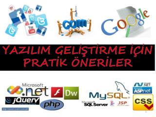 YAZILIM GELİŞTİRME İÇİN PRATİK ÖNERİLER