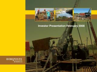 Investor Presentation February 2008