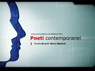 Poeti contemporanei