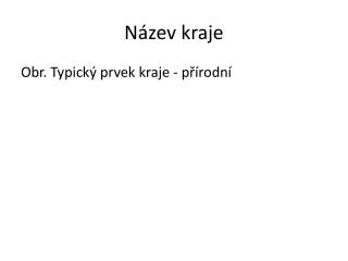 Název kraje