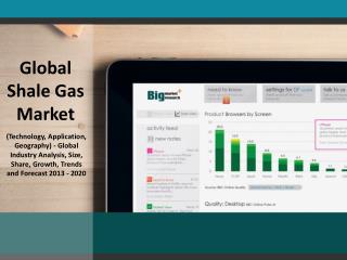 Global Shale Gas Market (Technology, Application, Geography)