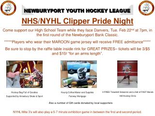 NHS/NYHL Clipper Pride Night