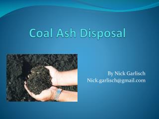 Coal Ash Disposal