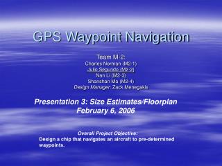 GPS Waypoint Navigation