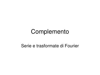 Complemento