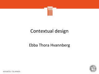 Contextual design