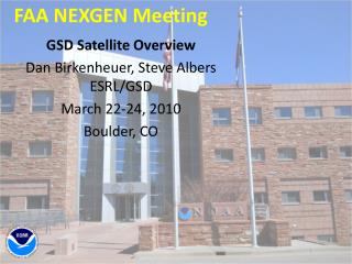 FAA NEXGEN Meeting