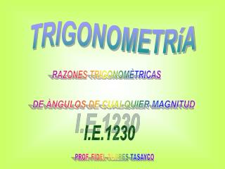 TRIGONOMETRíA