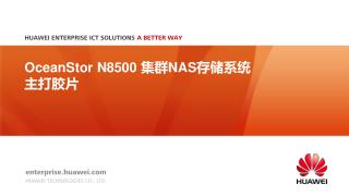 OceanStor N8500 集群 NAS 存储系统主打胶片