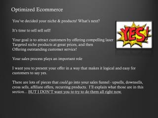 Optimized Ecommerce