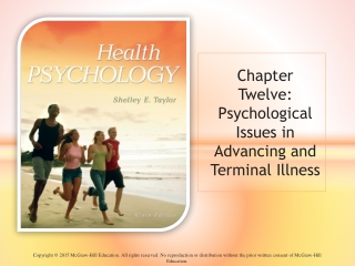 Chapter Twelve: Psychological Issues in Advancing and Terminal Illness