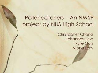 Pollencatchers – An NWSP project by NUS High School