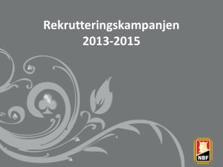 Rekrutteringskampanjen 2013-2015
