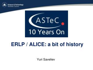 ERLP / ALICE: a bit of history