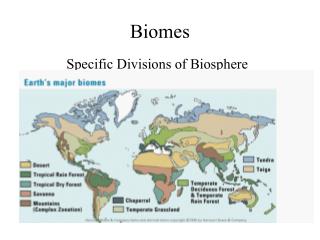 Biomes