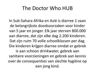 The Doctor Who HUB