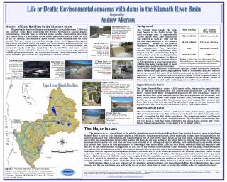 Life or Death: Environmental concerns with dams in the Klamath River Basin