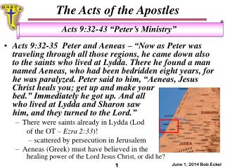 The Acts of the Apostles