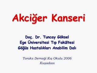 Akciğer Kanseri