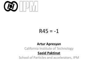 R45 = -1