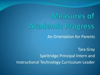 Measures of Academic Progress