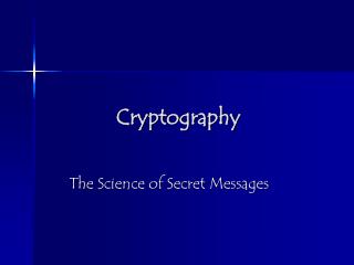 Cryptography