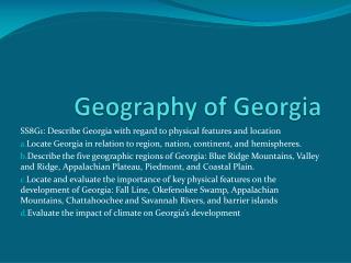 Geography of Georgia