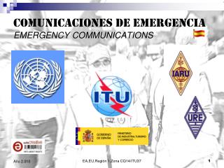 COMUNICACIONES DE EMERGENCIA EMERGENCY COMMUNICATIONS