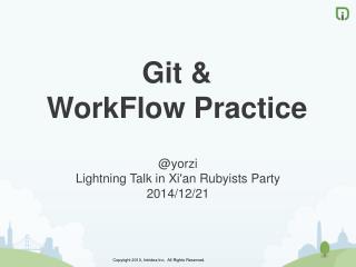 Git &amp; WorkFlow Practice