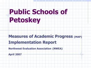 Public Schools of Petoskey