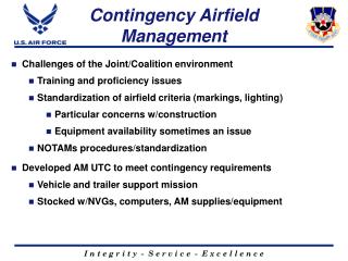Contingency Airfield Management